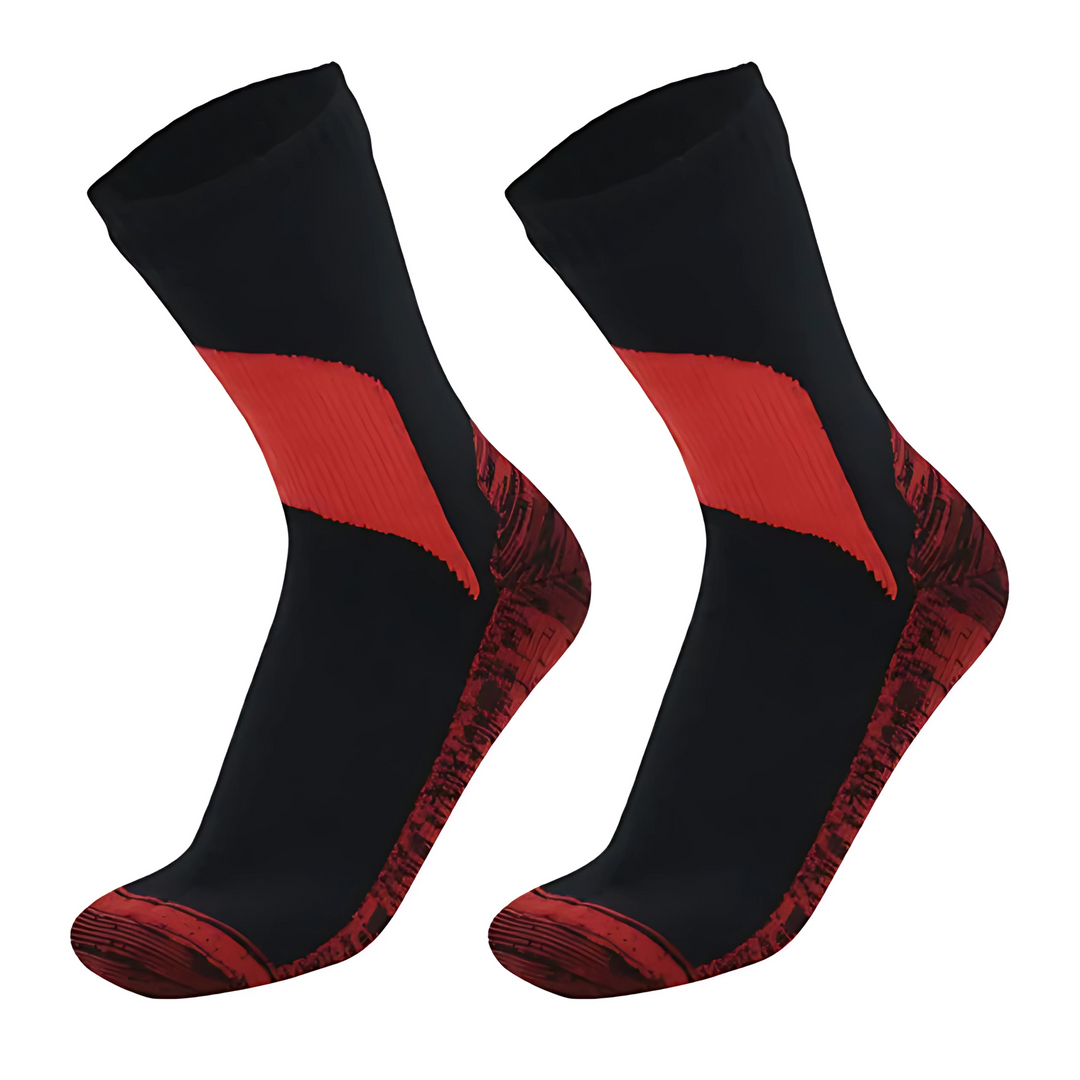 AquaFit Sokken 2.0 Rood en zwart