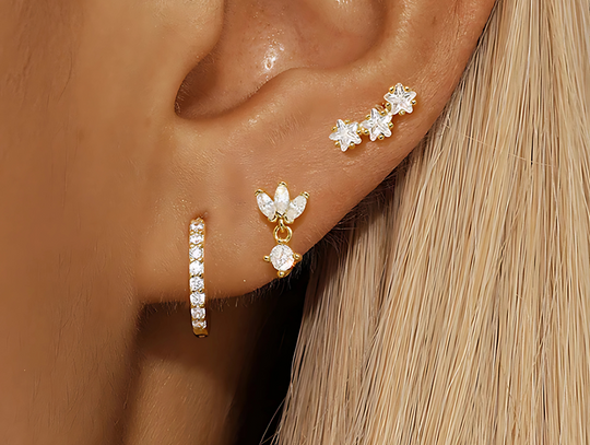 Elegante Glans Oorbellen Set 