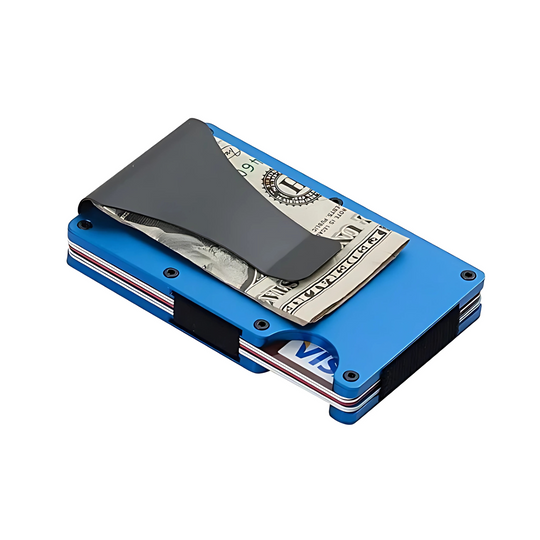 IJzeren Portemonnee 2.0 blauw