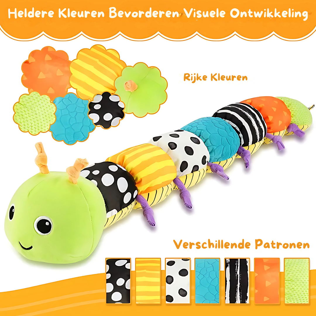 Knuffel Rups 2.0 -Groen Rups