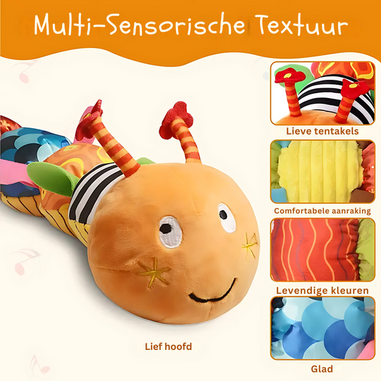 Knuffel Rups 2.0 -Oranje Rups