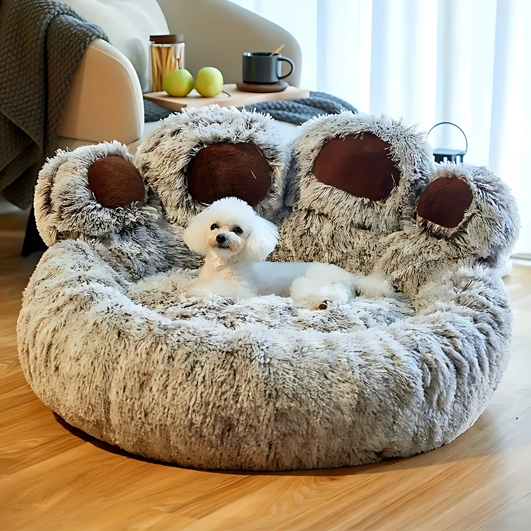 PluchePootjes Bed 2.0 grijs