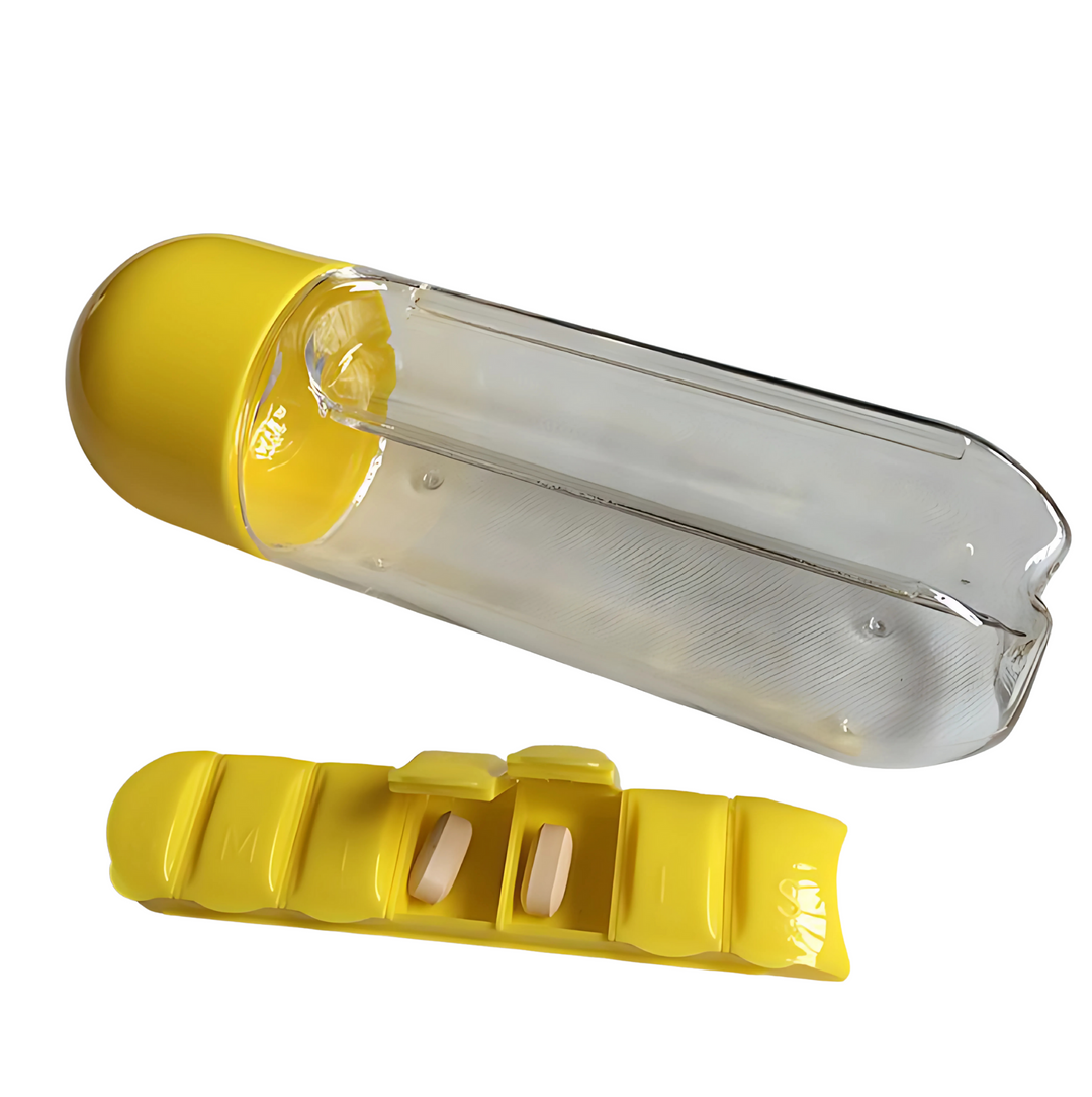 ZorgFles™ Geel  Fles + doos